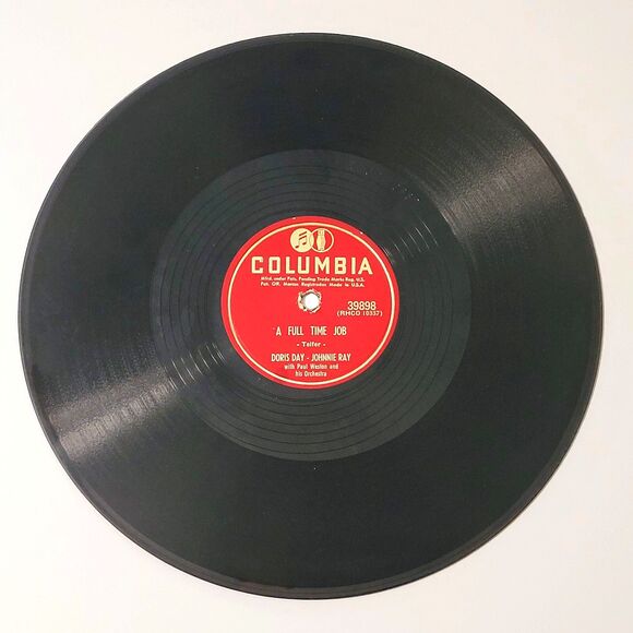 78 Pop DORIS DAY JOHNNIE RAY Ma Says Pa Says / A Full Time Job COLUMBIA 39898 E - Picture 4 of 4